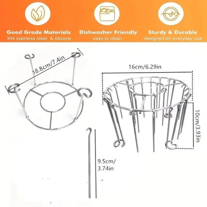 Stainless Steel Vertical Grill Rack Detachable String Grill Vertical Barbecue Sk