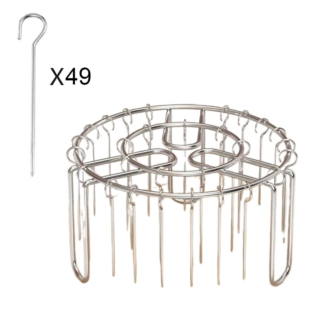 Stainless Steel Vertical Grill Rack Detachable String Grill Vertical Barbecue Sk - 49