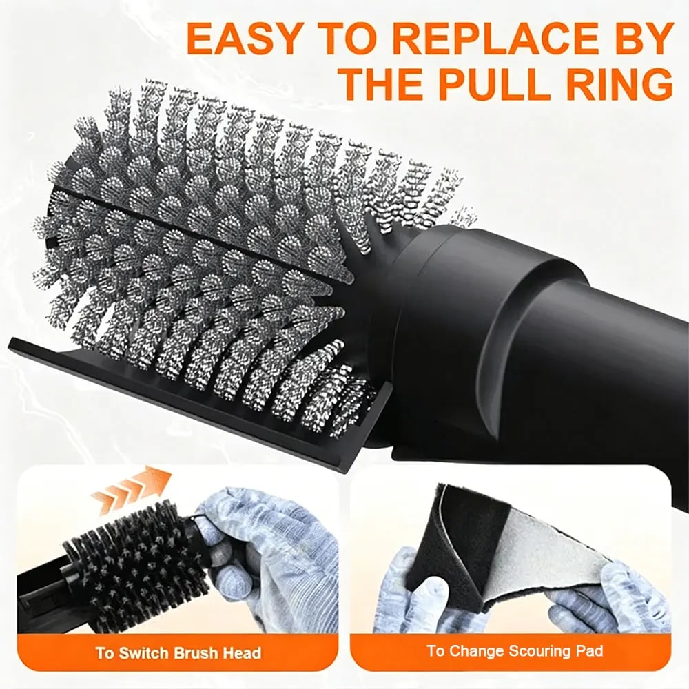 BBQ Grill Brush 3-Speed Settings Electric Grill Brush,180° Adjustable Head,90 Mi