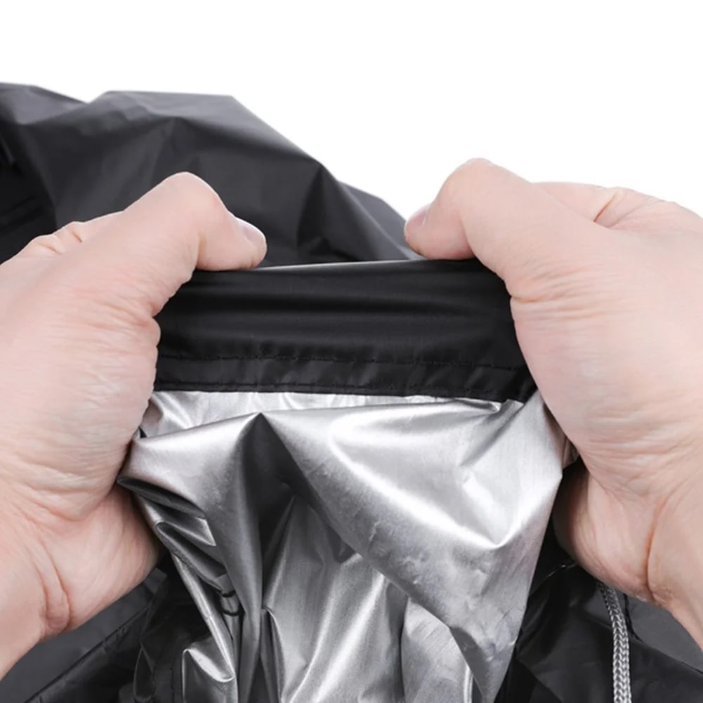 Black Waterproof BBQ Cover Outdoor BBQ Accessories Grill Cover Anti Dust Rain Ga