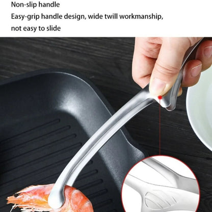 304 Stainless Steel Long-Handle BBQ Tongs with Non-Slip Grip – product image 4