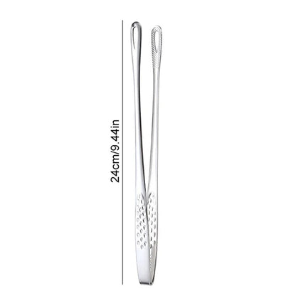 304 Stainless Steel Long-Handle BBQ Tongs with Non-Slip Grip – product image 11