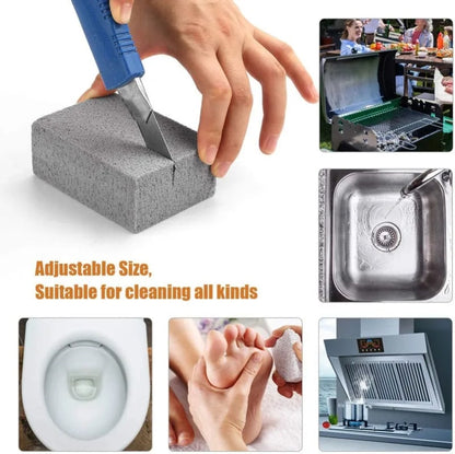 BBQ Grill Cleaning Stone & Handle – 1 Piece – product image 3