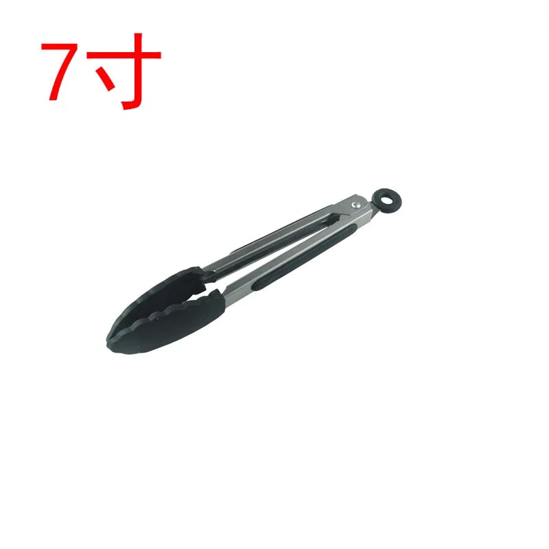 Silicone-Tipped Stainless Steel Kitchen Tongs – 7–12in – product image 8