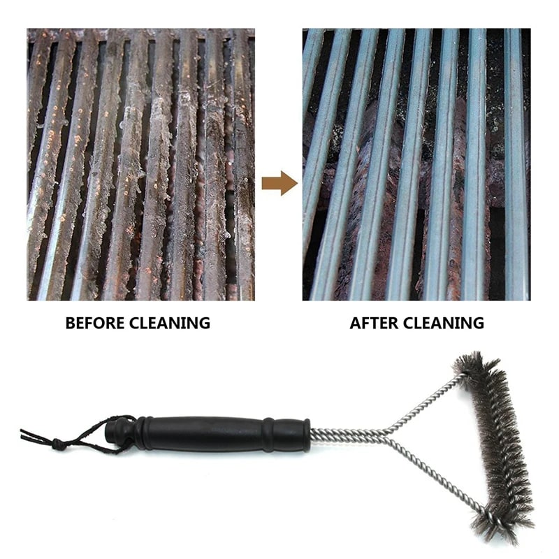 Stainless Steel BBQ Grill Cleaning Brush – product image 4