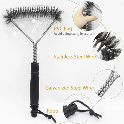 Stainless Steel BBQ Grill Cleaning Brush – product image 5