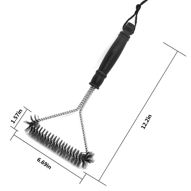 Stainless Steel BBQ Grill Cleaning Brush – product image 7