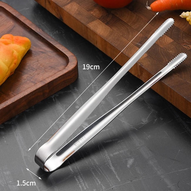 Stainless Steel BBQ Tongs for Grilling & Serving – product image 9
