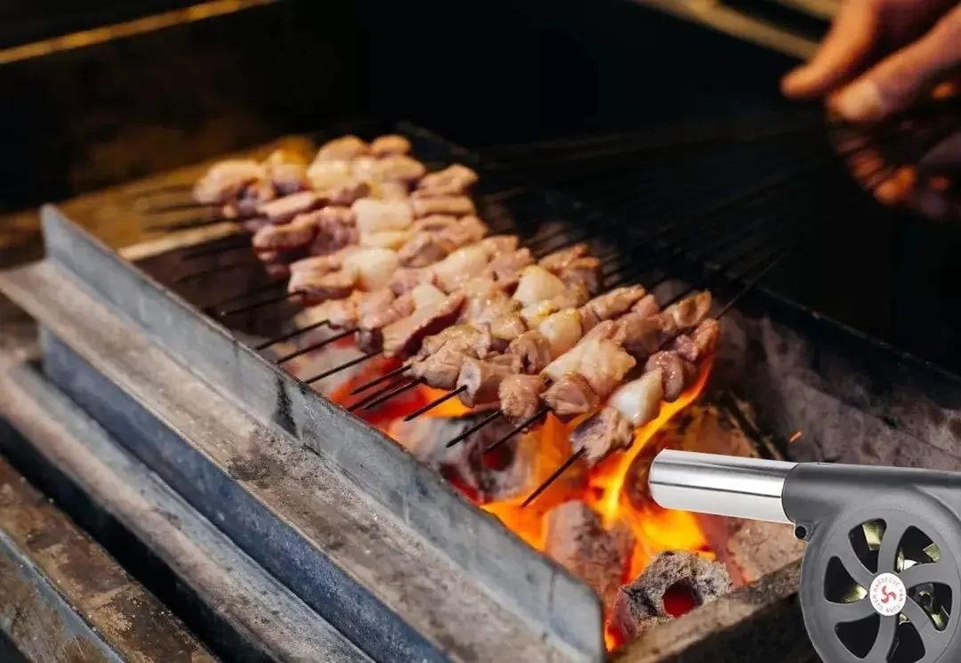 Portable Handheld BBQ Fire Blower – product image 2