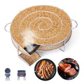 Stainless Steel Cold Smoke Generator with Apple Wood Chips