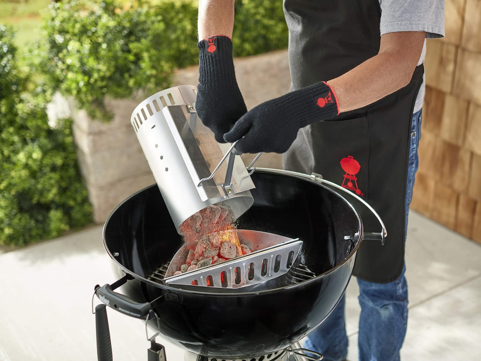 Aluminised Steel Charcoal Chimney Starter – product image 9