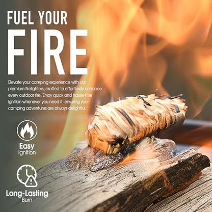 Natural Wood Wool Firelighters – 200 Pack, 2.1kg – product image 6