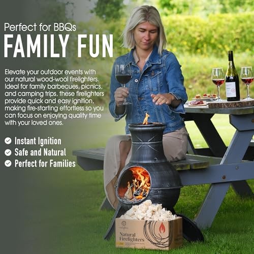Natural Wood Wool Firelighters – 200 Pack, 2.1kg – product image 8
