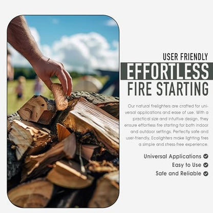 Natural Wood Wool Firelighters – 200 Pack, 2.1kg – product image 12