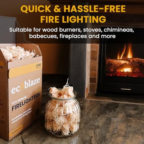 Natural Wood BBQ Firelighters – 200 Pack – product image 6