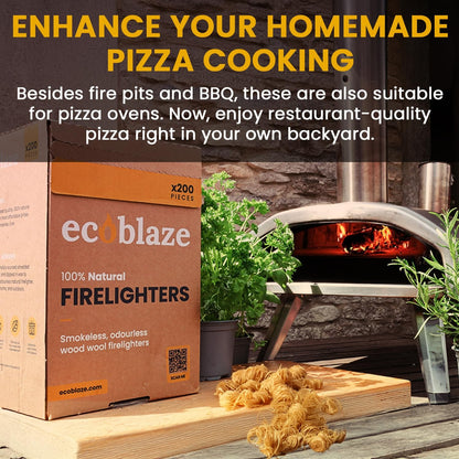 Natural Wood BBQ Firelighters – 200 Pack – product image 7
