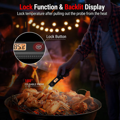 IPX6 Fast-Read Digital Meat Thermometer with Stainless Probe – product image 5
