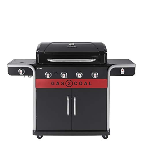 Char-Broil Gas2Coal 440 Hybrid Gas & Charcoal BBQ – Black – product image 2