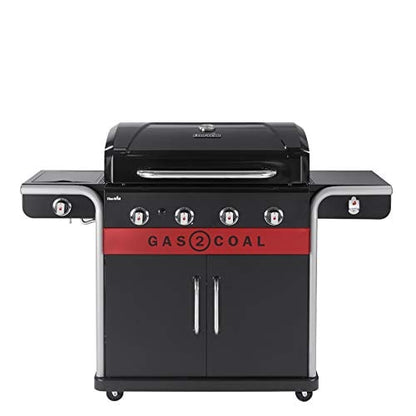 Char-Broil Gas2Coal 440 Hybrid Gas & Charcoal BBQ – Black – product image 2