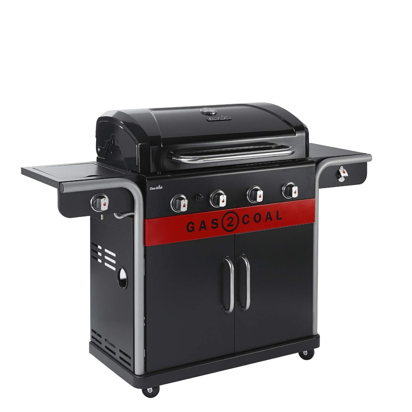Char-Broil Gas2Coal 440 Hybrid Gas & Charcoal BBQ – Black – product image 3