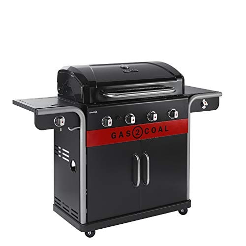 Char-Broil Gas2Coal 440 Hybrid Gas & Charcoal BBQ – Black – product image 4