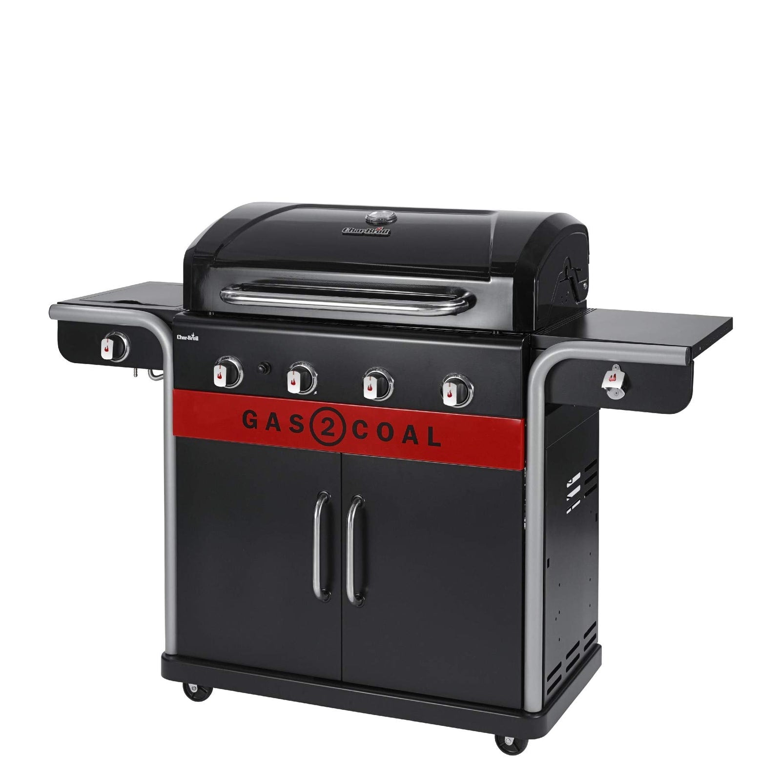 Char-Broil Gas2Coal 440 Hybrid Gas & Charcoal BBQ – Black – product image 5