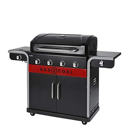 Char-Broil Gas2Coal 440 Hybrid Gas & Charcoal BBQ – Black – product image 6