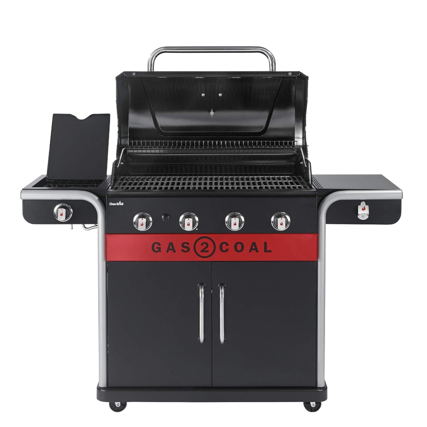 Char-Broil Gas2Coal 440 Hybrid Gas & Charcoal BBQ – Black – product image 7