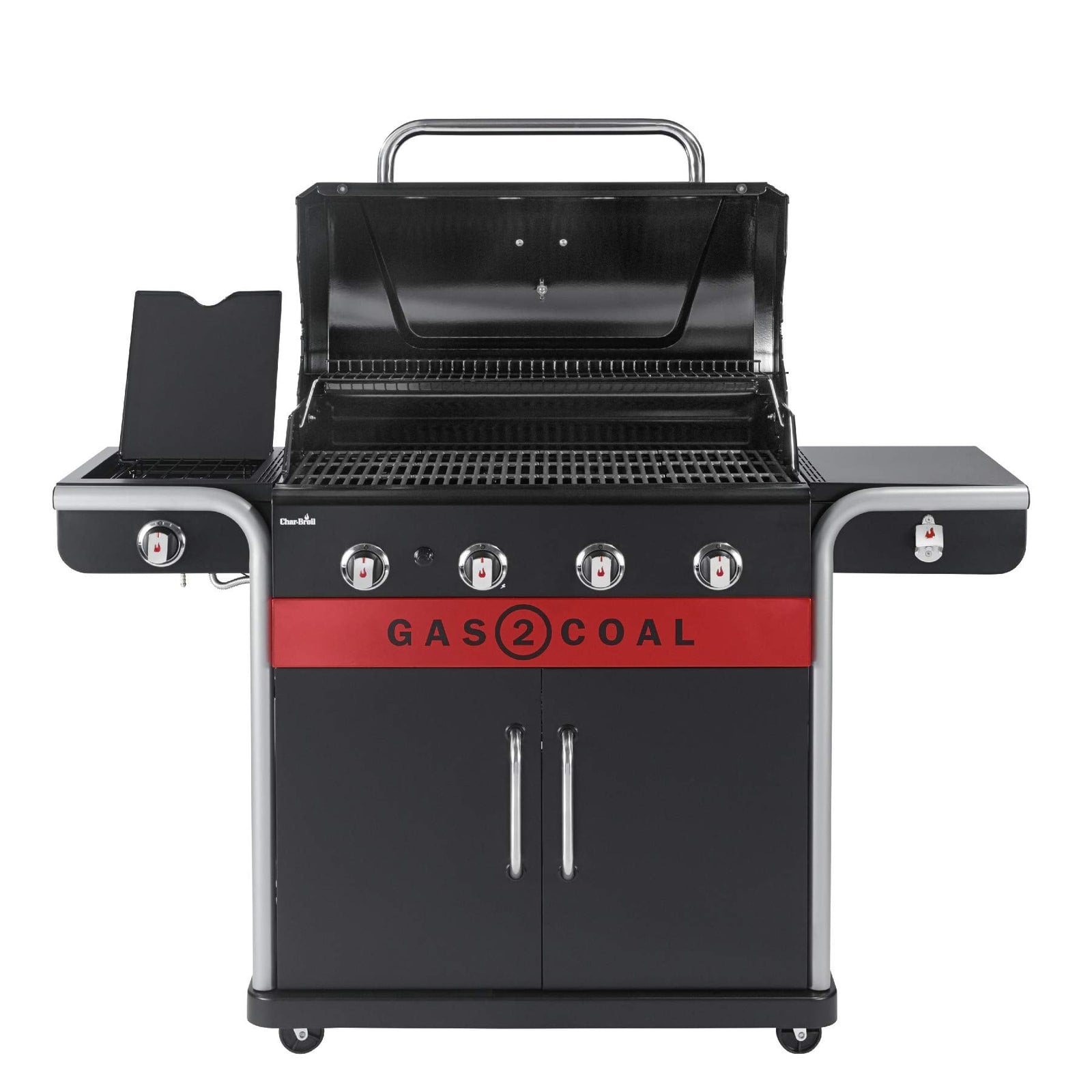 Char-Broil Gas2Coal 440 Hybrid Gas & Charcoal BBQ – Black – product image 7