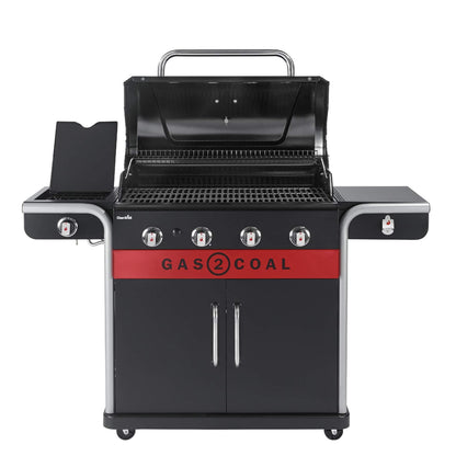 Char-Broil Gas2Coal 440 Hybrid Gas & Charcoal BBQ – Black – product image 7