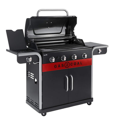 Char-Broil Gas2Coal 440 Hybrid Gas & Charcoal BBQ – Black – product image 9