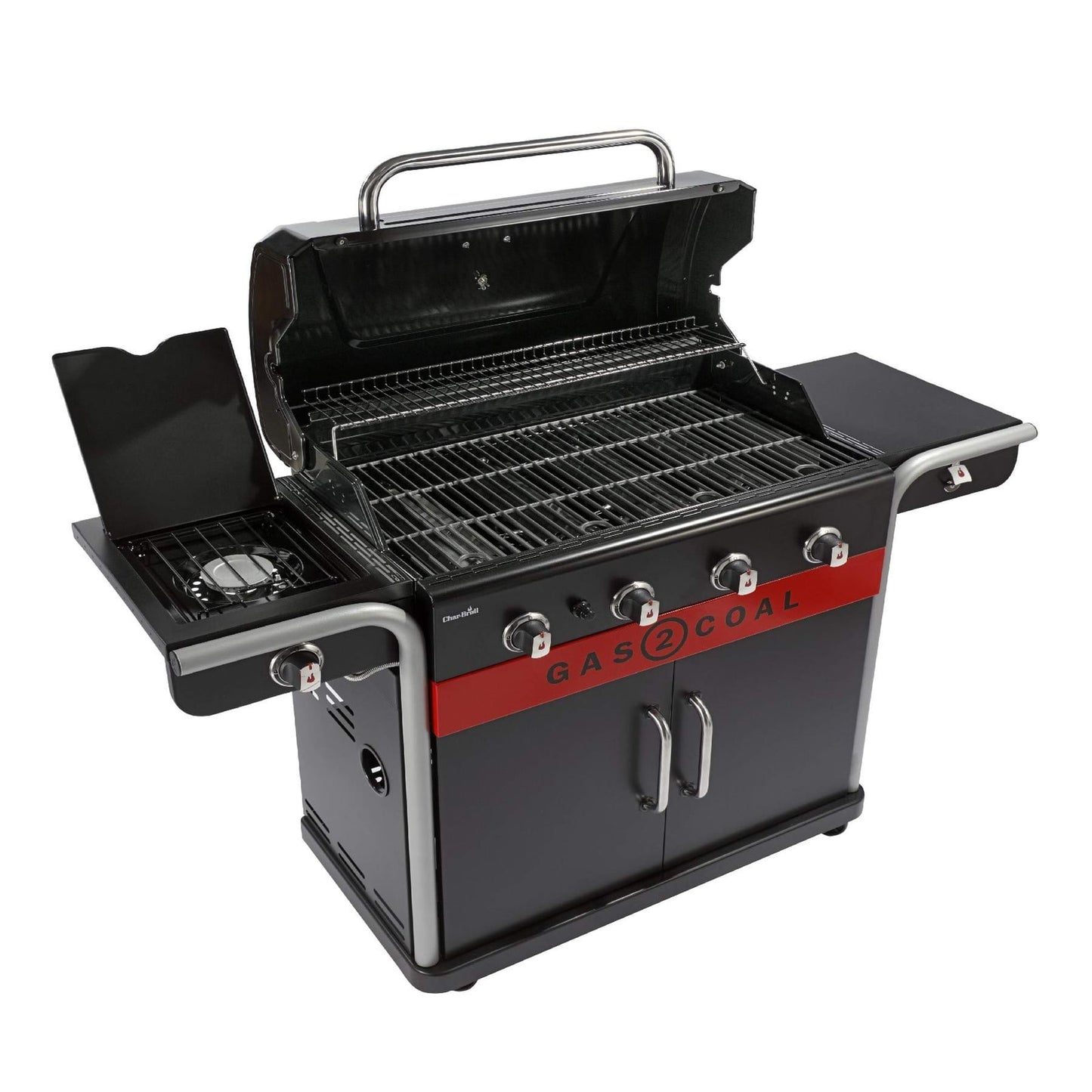 Char-Broil Gas2Coal 440 Hybrid Gas & Charcoal BBQ – Black – product image 11