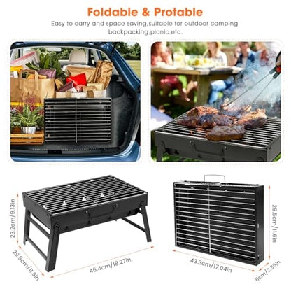 AGM Portable Charcoal BBQ Grill for Camping & Garden – product image 4