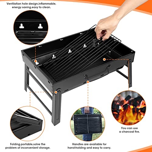 AGM Portable Charcoal BBQ Grill for Camping & Garden – product image 6