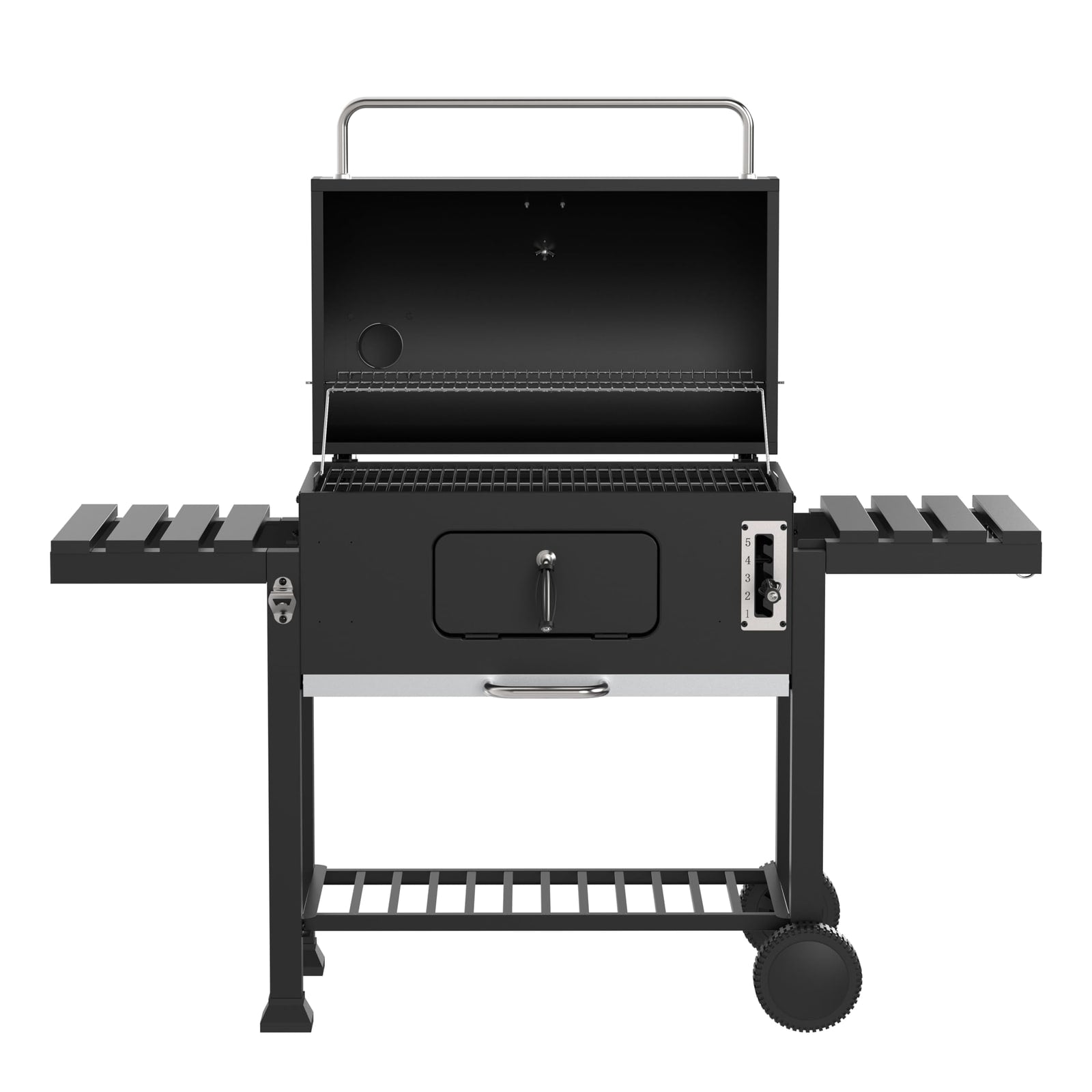 Woodland Charcoal Grill BBQ with Thermometer & Bottle Opener – product image 13