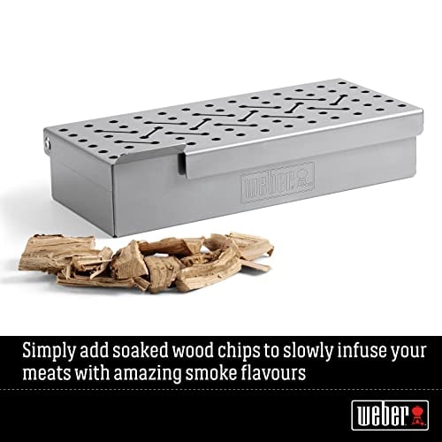 Weber 17622 Stainless Steel Smoker Box & Wood Chips – 24cm – product image 8
