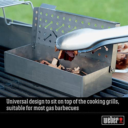 Weber 17622 Stainless Steel Smoker Box & Wood Chips – 24cm – product image 10