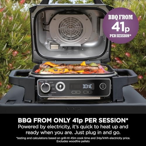 Ninja Woodfire OG701UK Electric BBQ Grill & Smoker – Grey/Black – product image 12