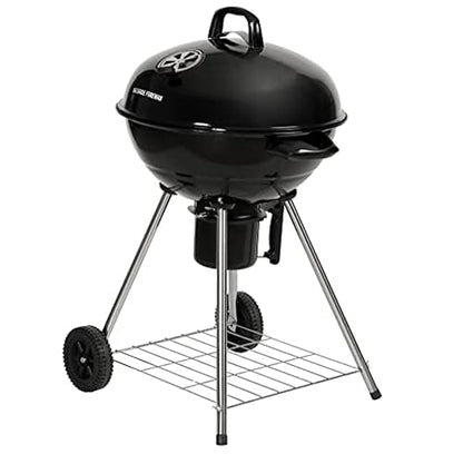 George Foreman 47.5cm Kettle Charcoal BBQ with Wheels – product image 2