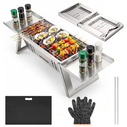Compact Folding Charcoal BBQ for Camping, Picnic & Garden – product image 1