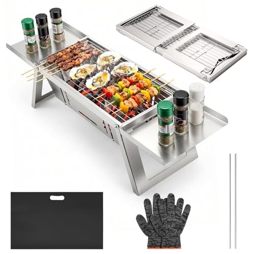 Compact Folding Charcoal BBQ for Camping, Picnic & Garden – product image 2