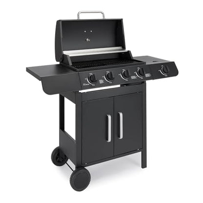 VonHaus 4+1 Burner Gas BBQ with Side Burner & Warming Rack – product image 2