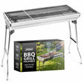 ZENO Folding Portable Charcoal BBQ for Camping & Garden