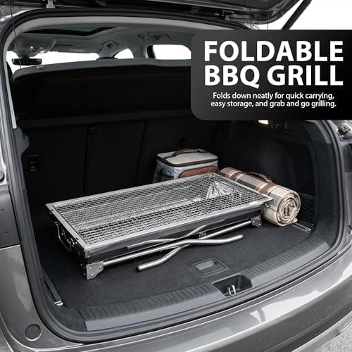 ZENO Folding Portable Charcoal BBQ for Camping & Garden – product image 12