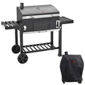 CosmoGrill Outdoor XXL Charcoal Smoker BBQ with Cover
