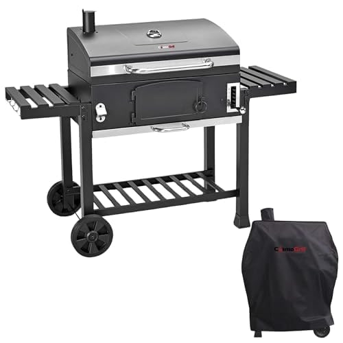 CosmoGrill Outdoor XXL Charcoal Smoker BBQ with Cover – product image 1