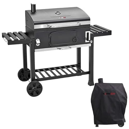 CosmoGrill Outdoor XXL Charcoal Smoker BBQ with Cover – product image 1