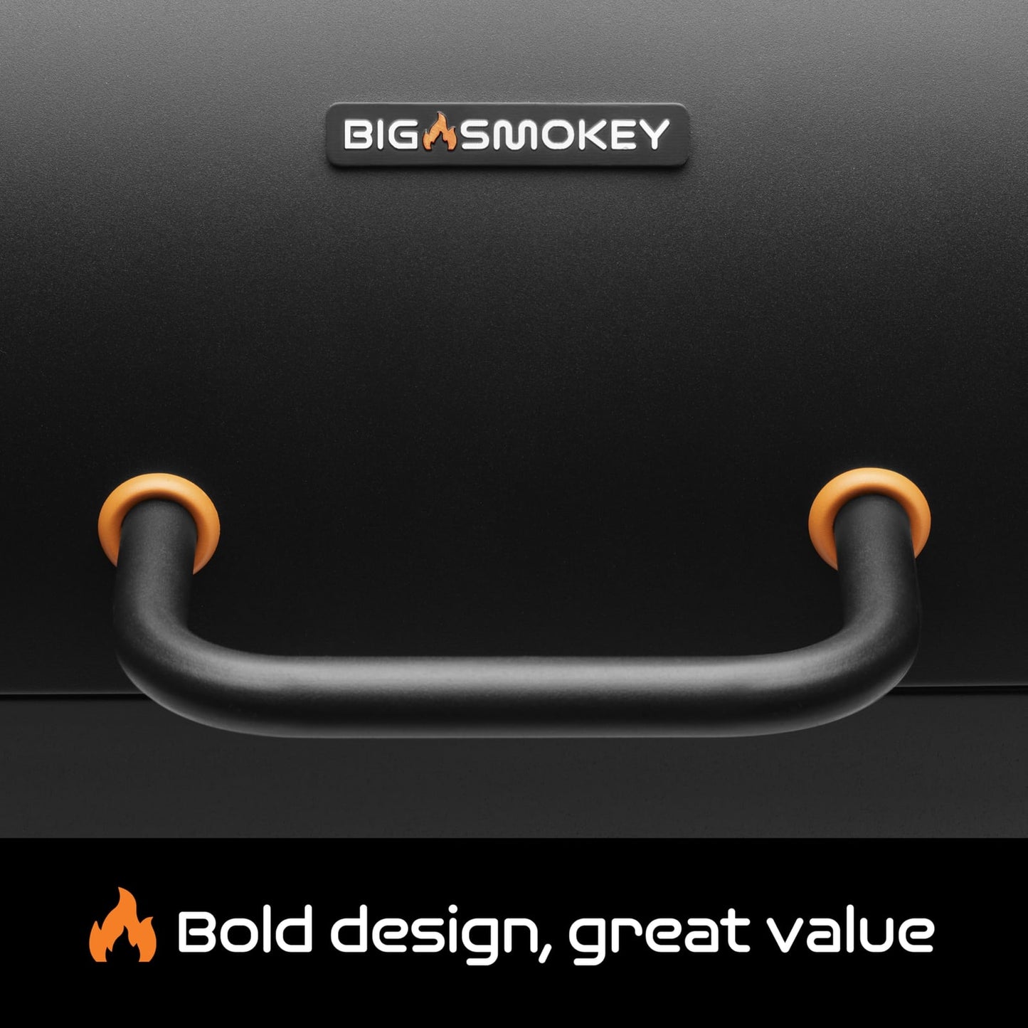 Big Smokey Charcoal Barrel BBQ with Warming Rack & Wheels – product image 11