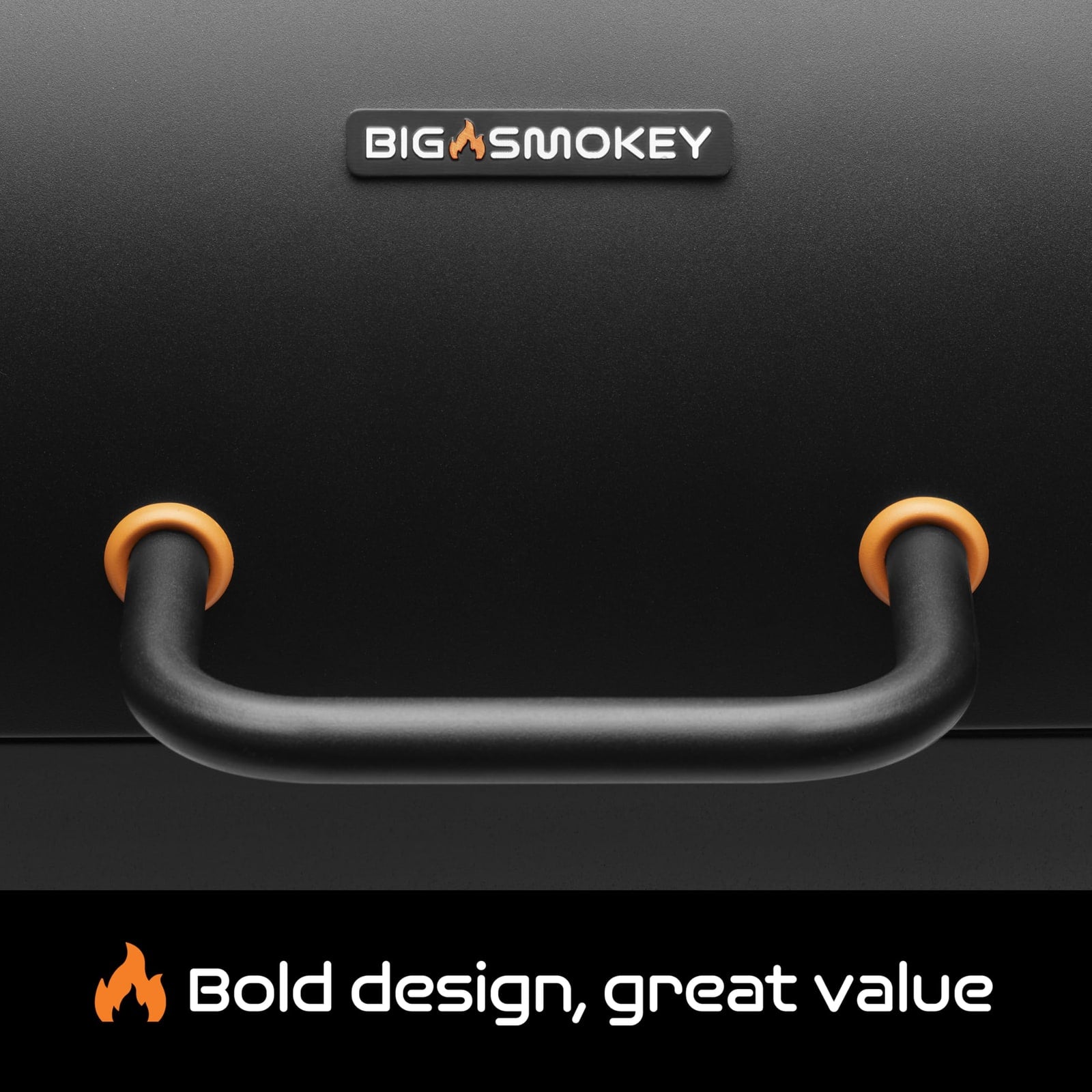 Big Smokey Charcoal Barrel BBQ with Warming Rack & Wheels – product image 11