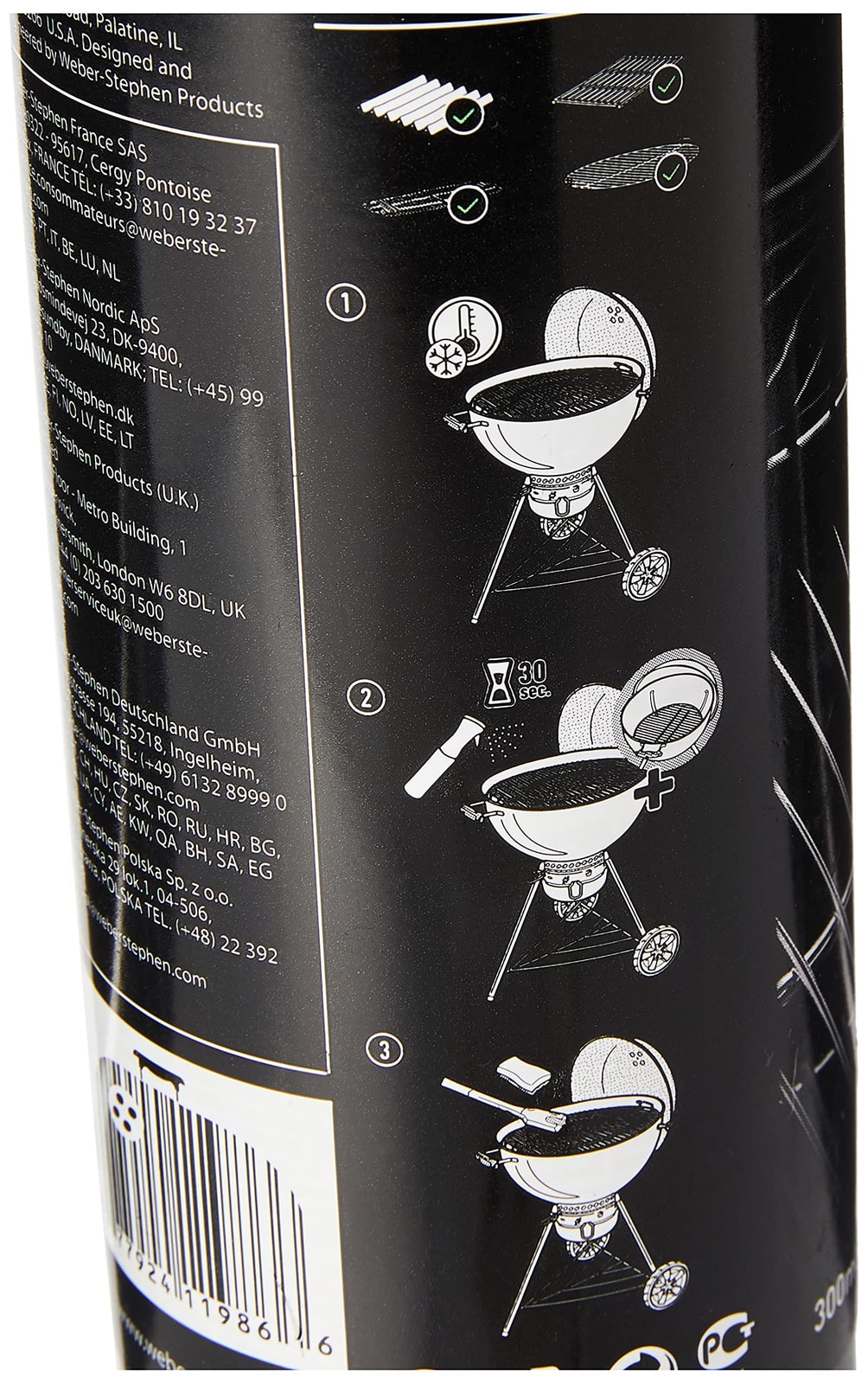 Weber 17875 Barbecue Grate Cleaner Spray – Single Pack – product image 5